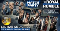 WWE Royal Rumble Watch Party Design Template Facebook Shared Image
