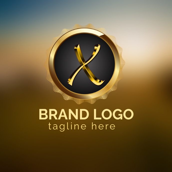 X BRAND LOGO Template | PosterMyWall