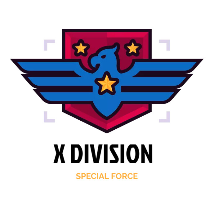 X DIVISION Logo template