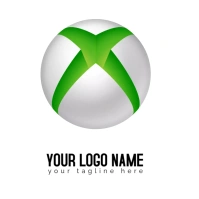 Xbox logo template
