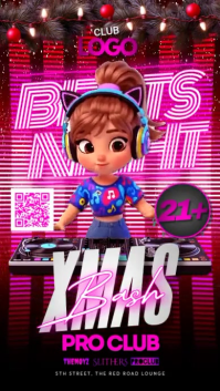 Xmas Bash Party Instagram Story template