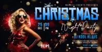 Xmas Christmas Party Animated Facebook Ad template