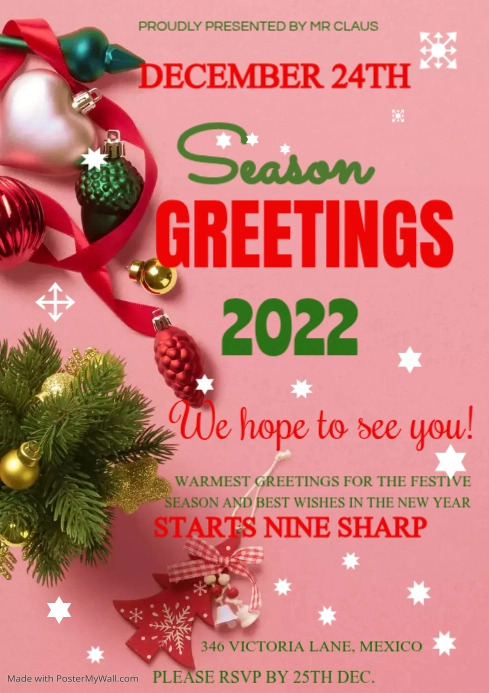 Xmas Template | PosterMyWall