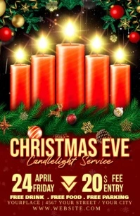 xmas Mezza pagina Wide template