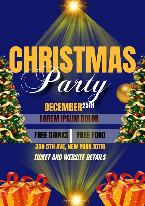 Plantilla de Flyer de Navidad de | PosterMyWall