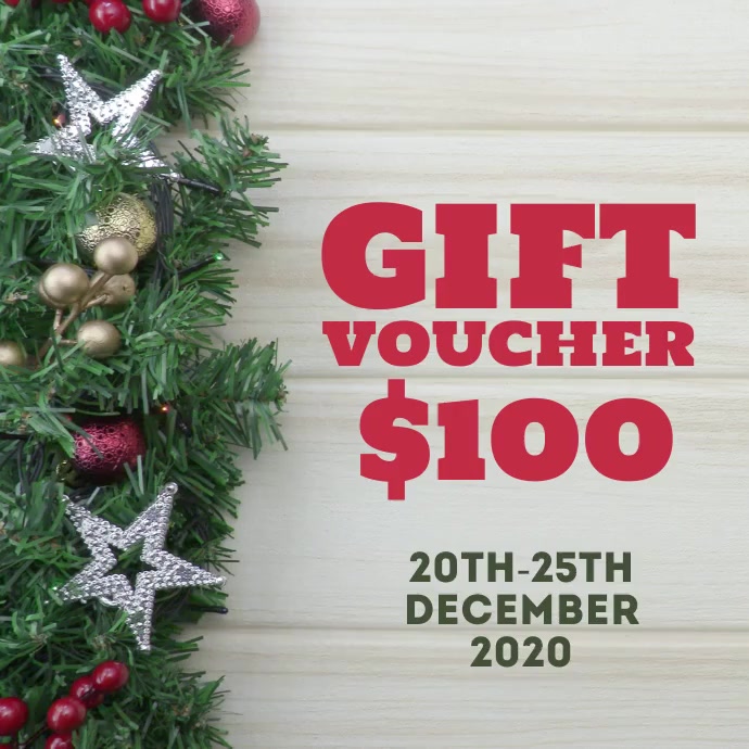 Xmas Gift Voucher Template | PosterMyWall