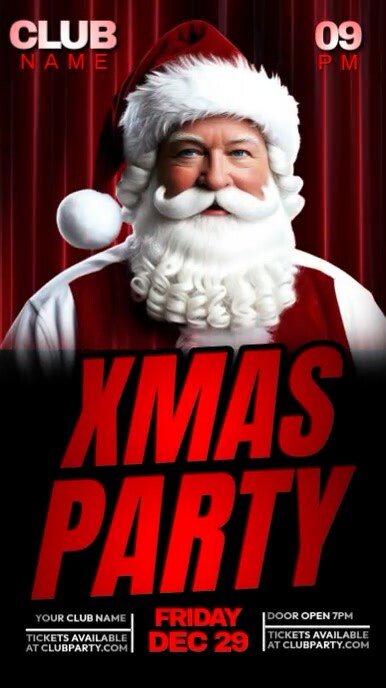 Xmas Party Instagram Story template