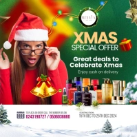 Xmas Sales Flyer Design Template Instagram Post