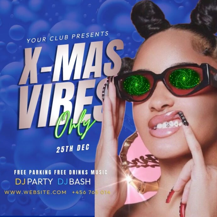 Xmas vibes template Instagram Post