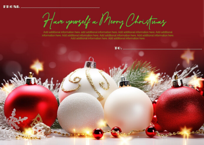 xms 306 Postcard template