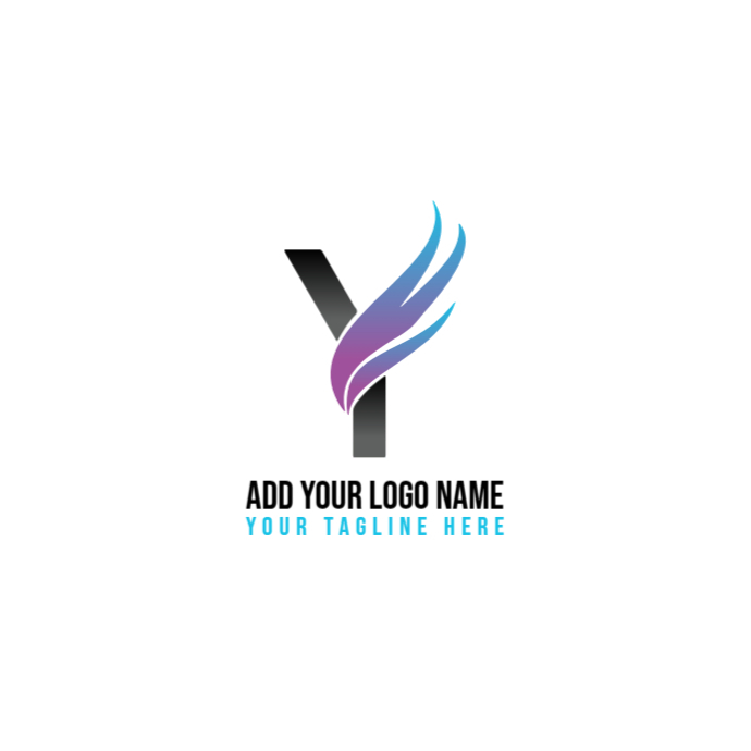 Y Logo/brand/business/icon/symbol/identity/unique/elegant/gradinet ...