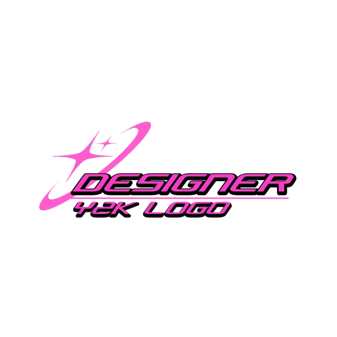 Y2K LOGO Template PosterMyWall