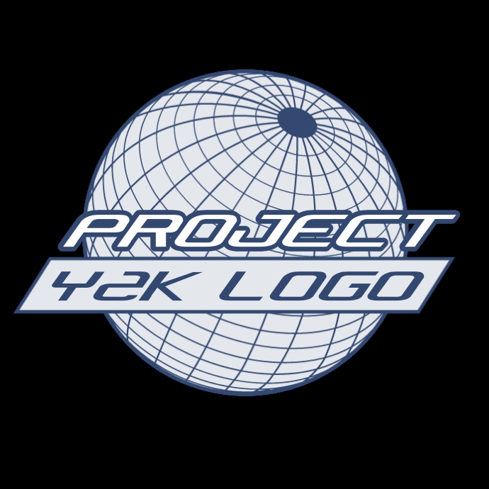 Y2K Logo Template
