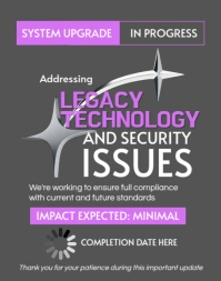 Y2K, Tech โปสเตอร์/กระดานบนผนัง template