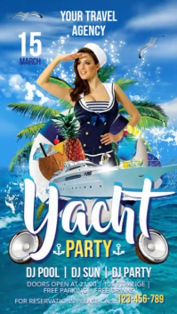 Yacht Cruise Instagram Instagram-Story template