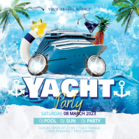 Yacht Cruise Party Pos Instagram template