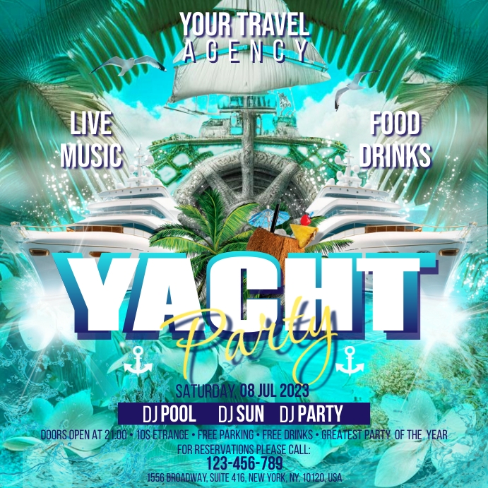 Yacht Instagram template