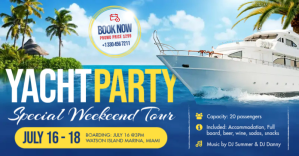 Yacht Party Facebook Shared Image template