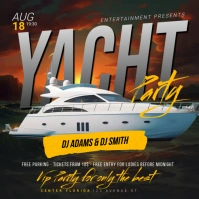 Yacht Party Instagram Ad Template
