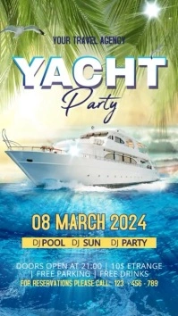 Yacht Party Instagram Story template