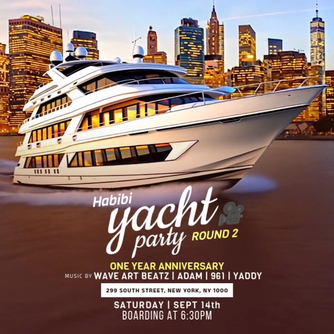Yacht Party Post Template