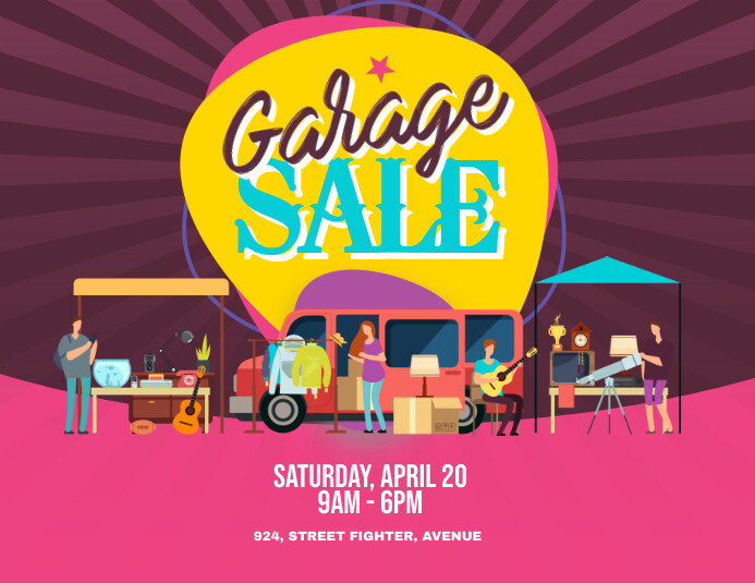 Yard Garage Sale Flyer Poster Template PosterMyWall