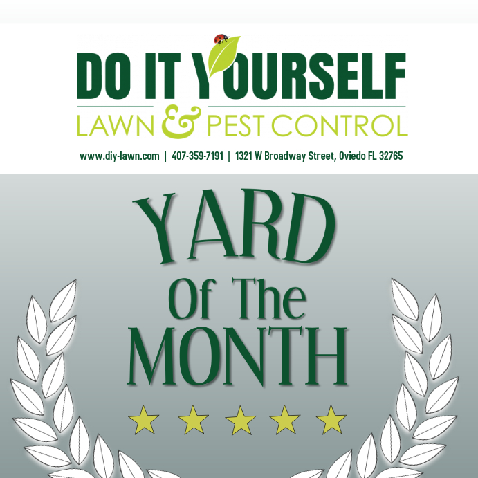 Yard of the month sign Instagram-bericht template