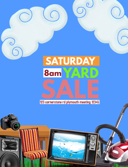 YARD SALE Template PosterMyWall