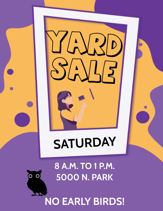 YARD SALE Template PosterMyWall