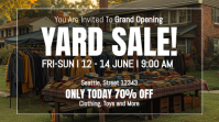 Yard Sale Display digitale (16:9) template