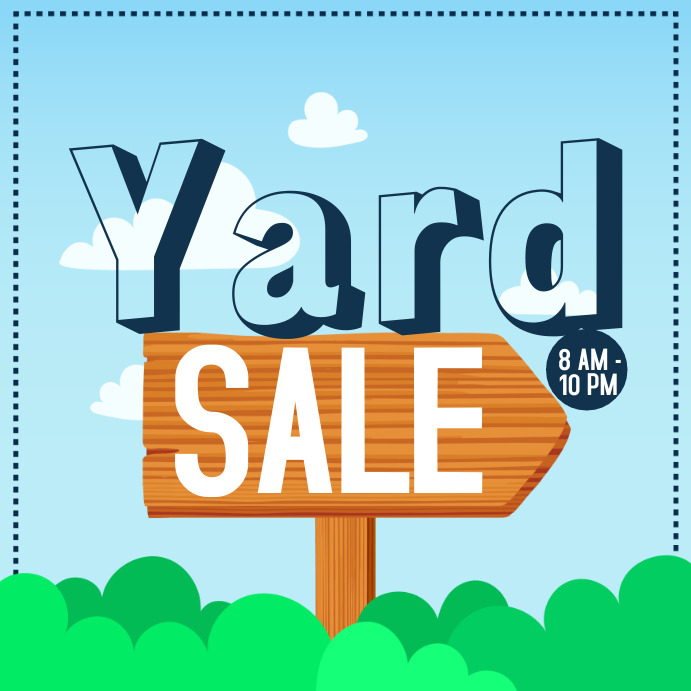 Yard Sale Template PosterMyWall