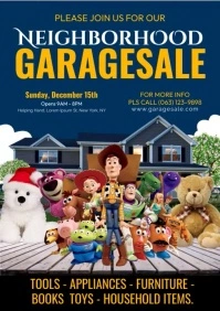 Yard Sale / Garage Sale A4 template