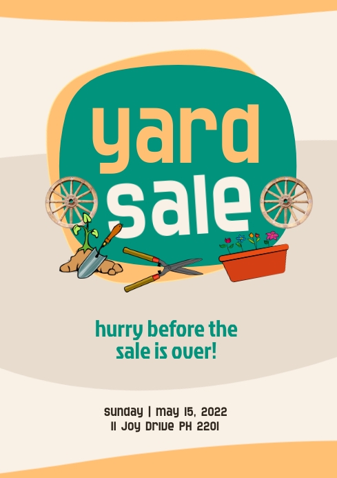 Yard Sale Template PosterMyWall