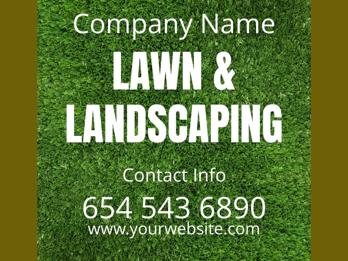 Yard Sign Template PosterMyWall