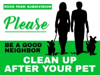 Yard Sign template