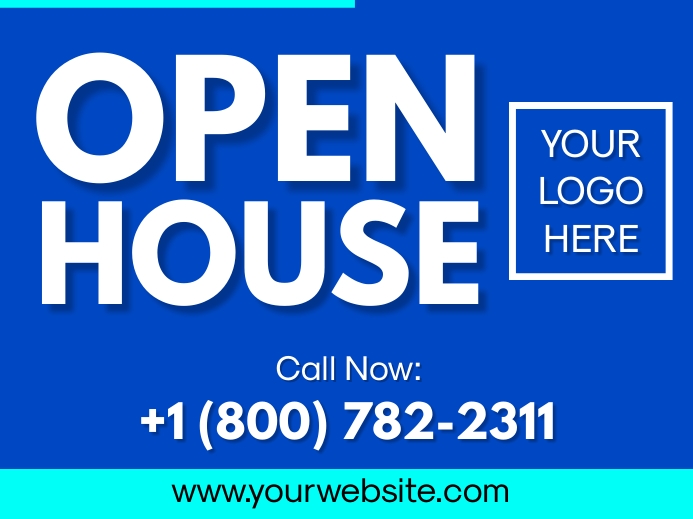 Yard Signs - Open House template