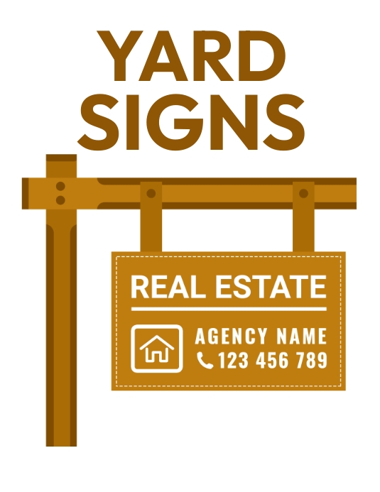 Yard Signs Poster Template PosterMyWall
