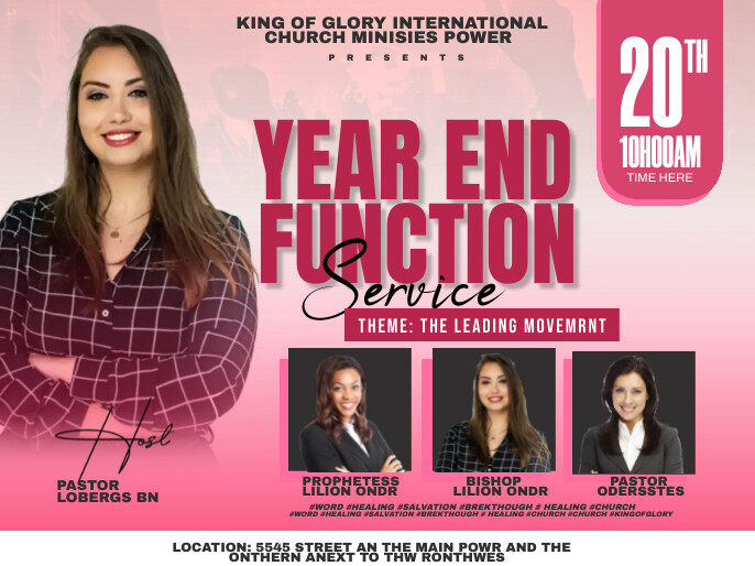 year end function Template | PosterMyWall