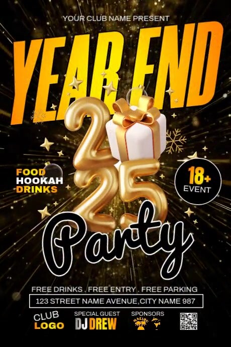 Year End Party Template | PosterMyWall