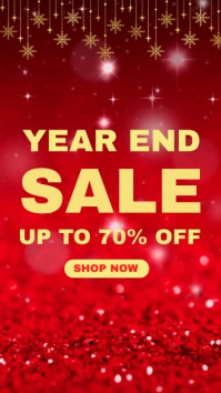 Year End Sale Instagram Story template