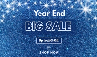 Year End Sale Tag Mærke template