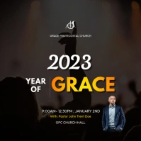 Year of Grace Square (1:1) template