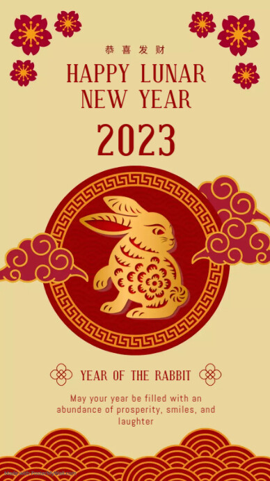 Plantilla de YEAR OF RABBIT | PosterMyWall