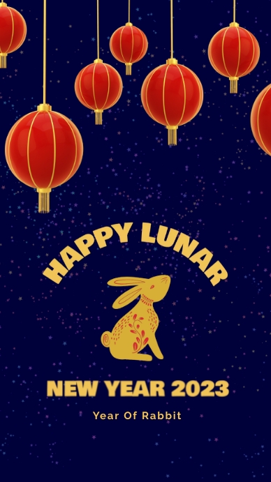 Copy of YEAR OF RABBIT LUNAR | PosterMyWall