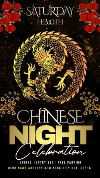 Year of the Dragon Instagram Story template