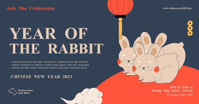 Year Of The Rabbit Template | PosterMyWall