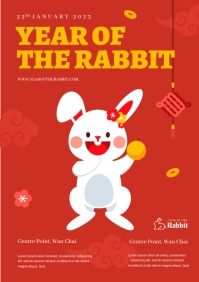 Happy Chinese New Year of the Rabbit 2023 Template | PosterMyWall