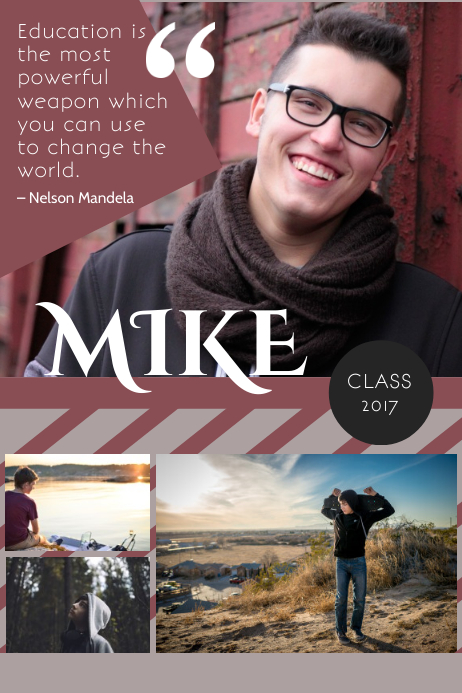 Design A Fantastic Yearbook Page For Free Postermywall