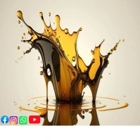 Yellow Abstract Black & Yellow  Liquid With O Message Instagram template