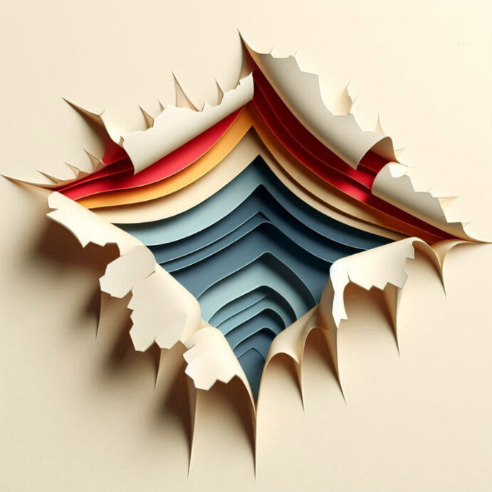 Yellow Abstract Colour Layers Dynamic  Instag Instagram 帖子 template